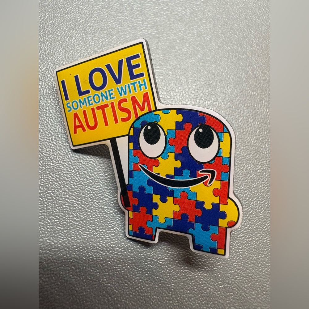 Pin Amazon Peccy Autism Awareness Puzzle Pinback Love Sign Support Educate Great